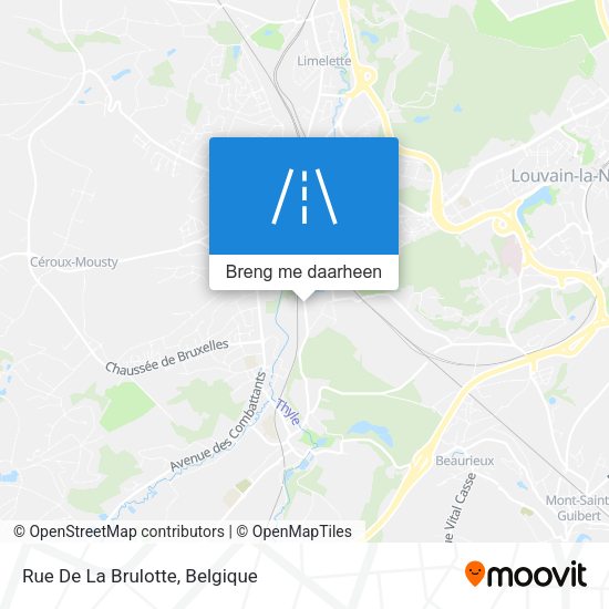Rue De La Brulotte kaart