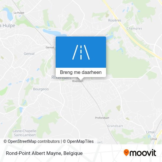 Rond-Point Albert Mayne kaart