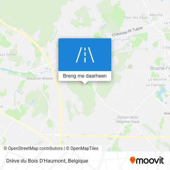 Drève du Bois D'Haumont kaart