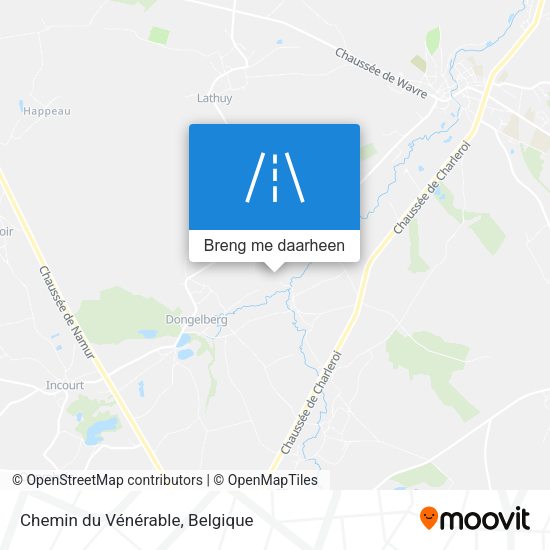 Chemin du Vénérable kaart
