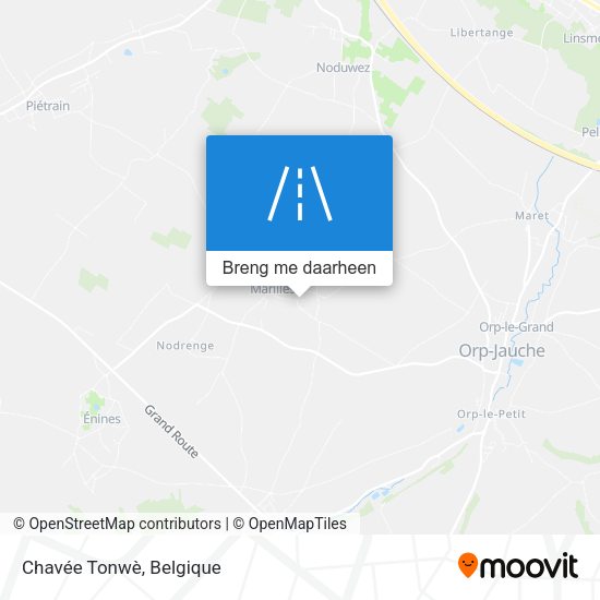 Chavée Tonwè kaart
