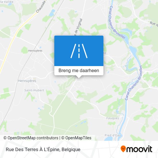 Rue Des Terres À L'Épine kaart