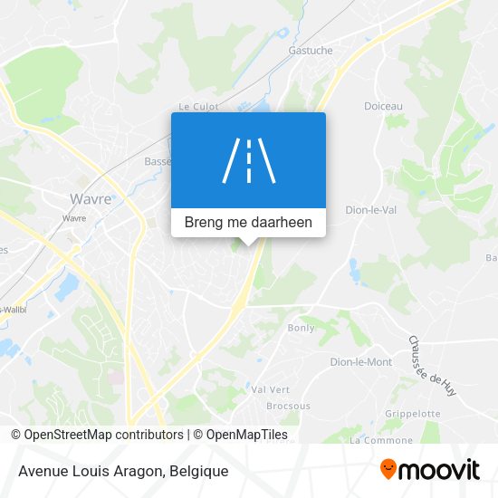 Avenue Louis Aragon kaart