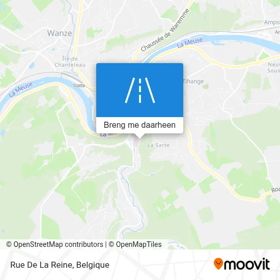 Rue De La Reine kaart