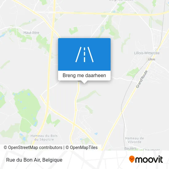 Rue du Bon Air kaart