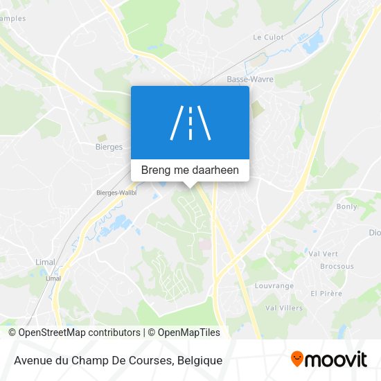 Avenue du Champ De Courses kaart