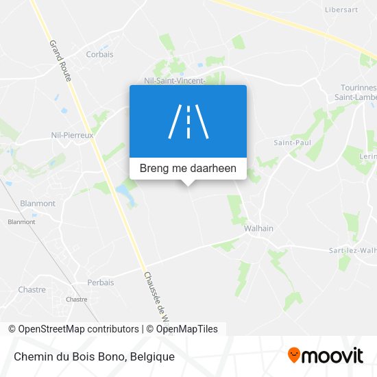Chemin du Bois Bono kaart