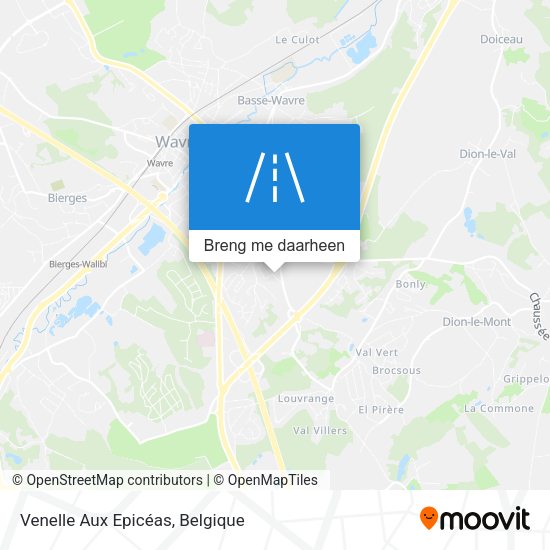 Venelle Aux Epicéas kaart