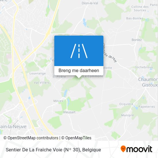 Sentier De La Fraîche Voie (Nᵒ 30) kaart