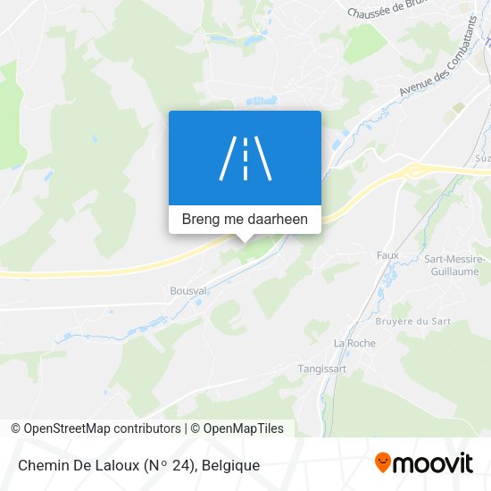 Chemin De Laloux (Nᵒ 24) kaart