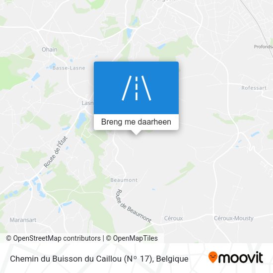 Chemin du Buisson du Caillou (Nᵒ 17) kaart