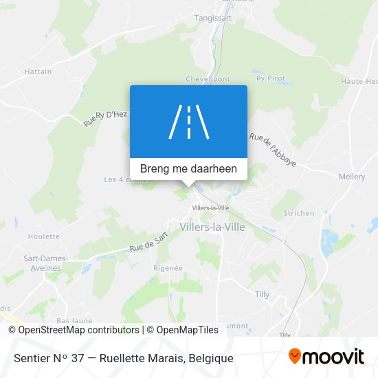 Sentier Nᵒ 37 — Ruellette Marais kaart