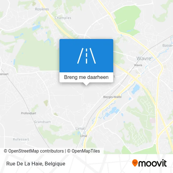 Rue De La Haie kaart