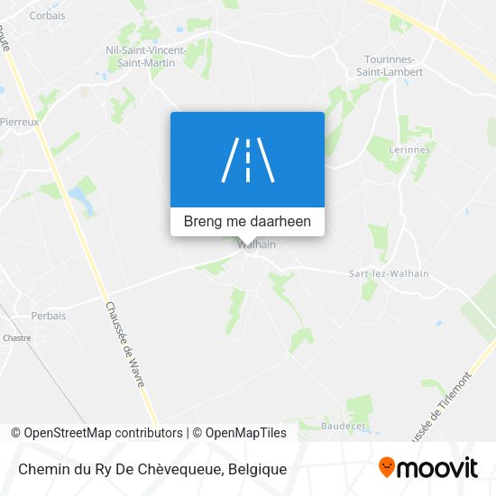 Chemin du Ry De Chèvequeue kaart