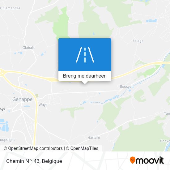 Chemin Nᵒ 43 kaart