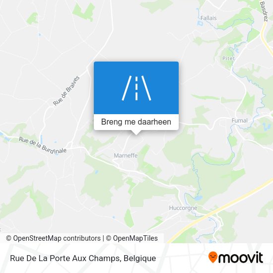 Rue De La Porte Aux Champs kaart