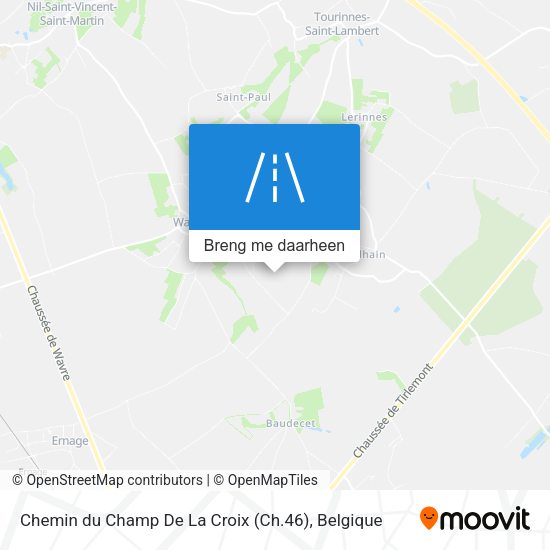 Chemin du Champ De La Croix (Ch.46) kaart