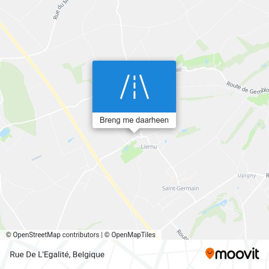 Rue De L'Egalité kaart