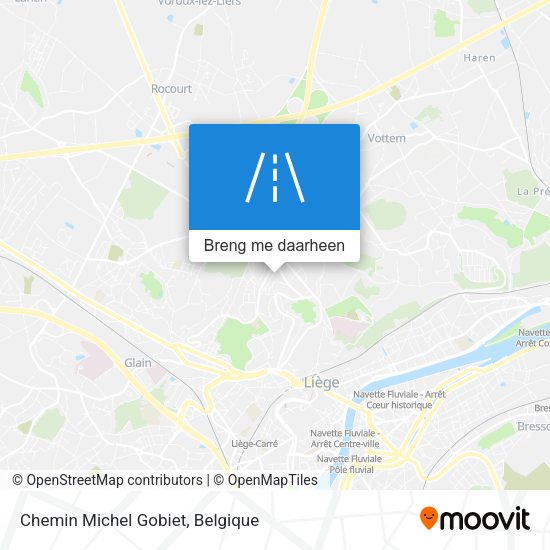 Chemin Michel Gobiet kaart
