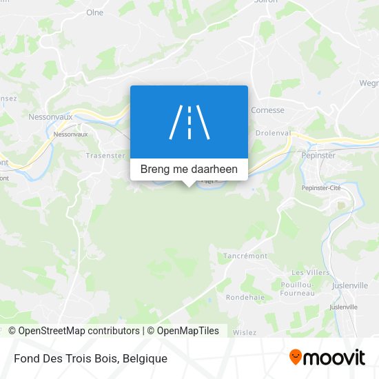 Fond Des Trois Bois kaart