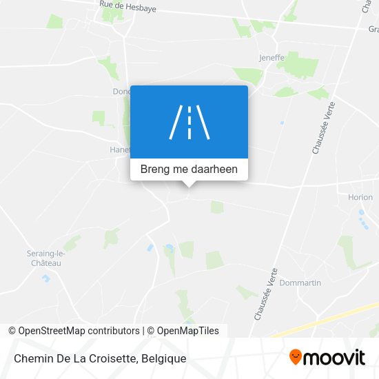 Chemin De La Croisette kaart