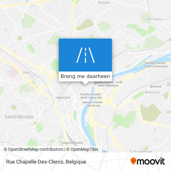 Rue Chapelle-Des-Clercs kaart