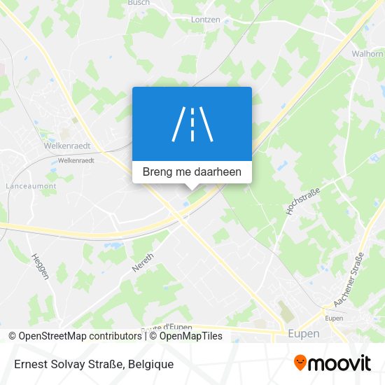 Ernest Solvay Straße kaart
