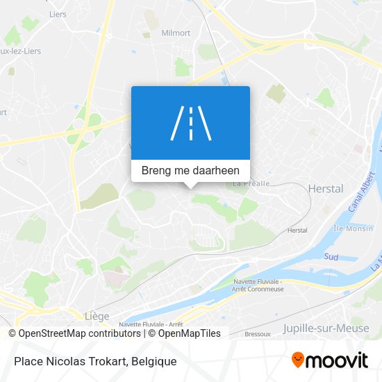 Place Nicolas Trokart kaart