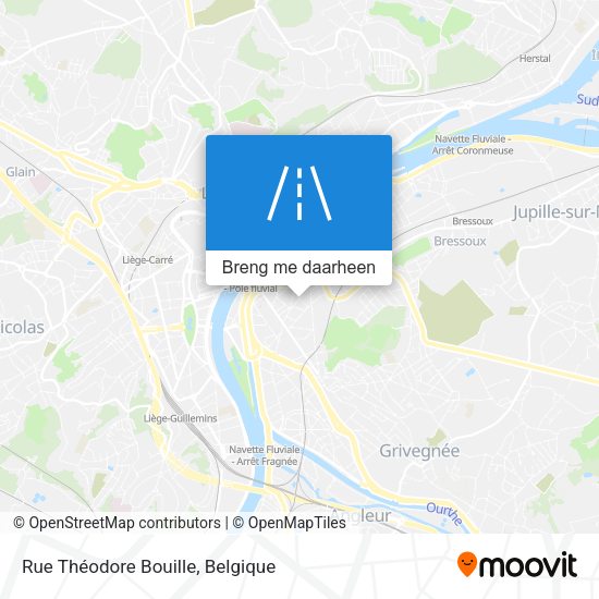 Rue Théodore Bouille kaart