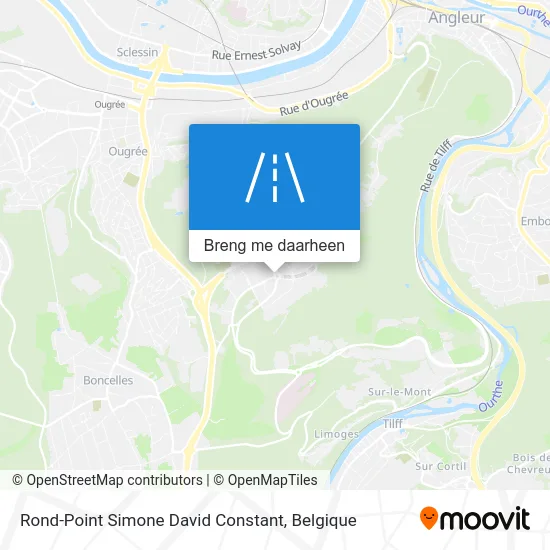 Rond-Point Simone David Constant kaart