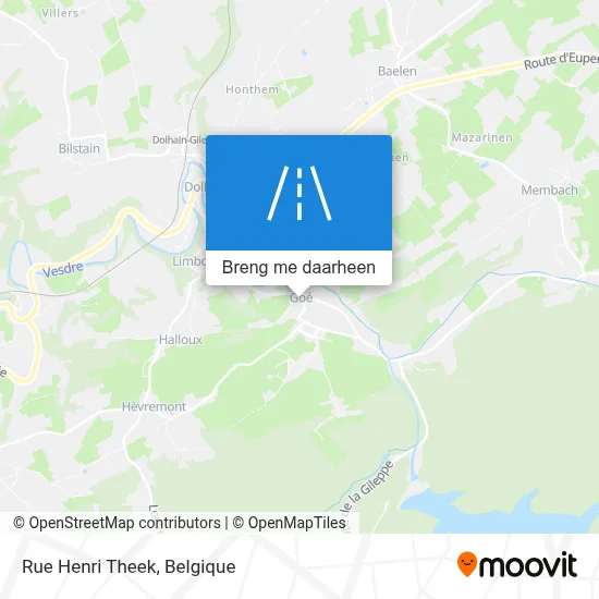 Rue Henri Theek kaart