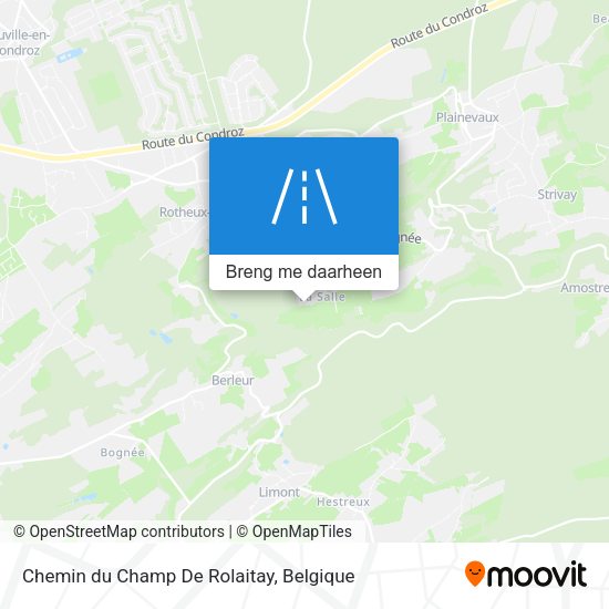 Chemin du Champ De Rolaitay kaart
