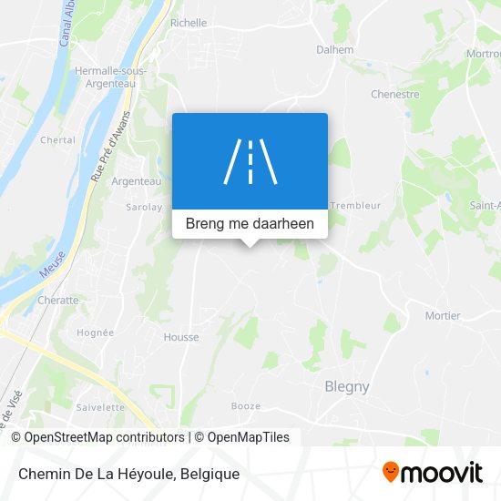 Chemin De La Héyoule kaart