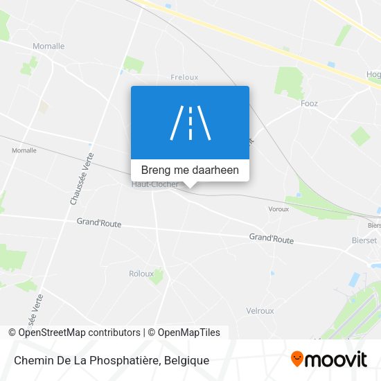 Chemin De La Phosphatière kaart