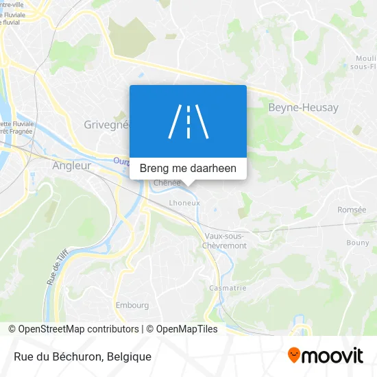 Rue du Béchuron kaart