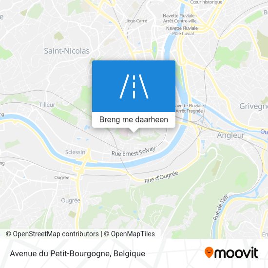 Avenue du Petit-Bourgogne kaart