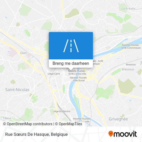 Rue Sœurs De Hasque kaart
