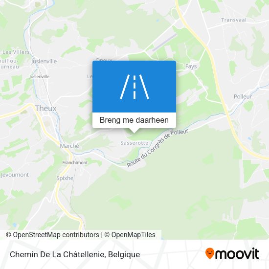 Chemin De La Châtellenie kaart