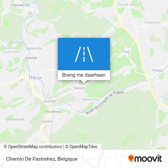 Chemin De Fastrehez kaart