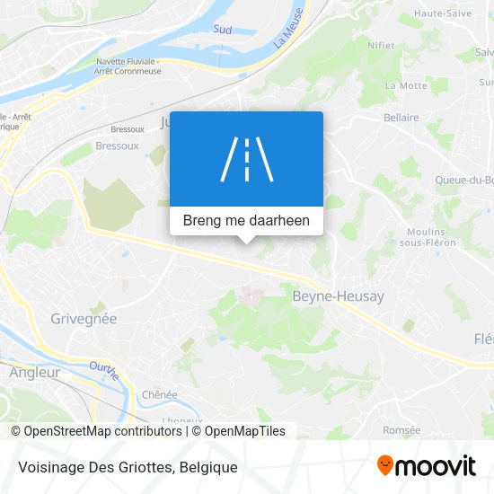 Voisinage Des Griottes kaart