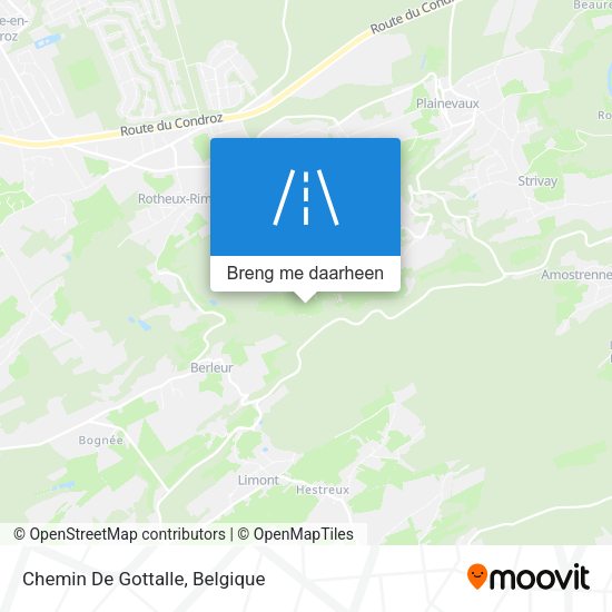 Chemin De Gottalle kaart
