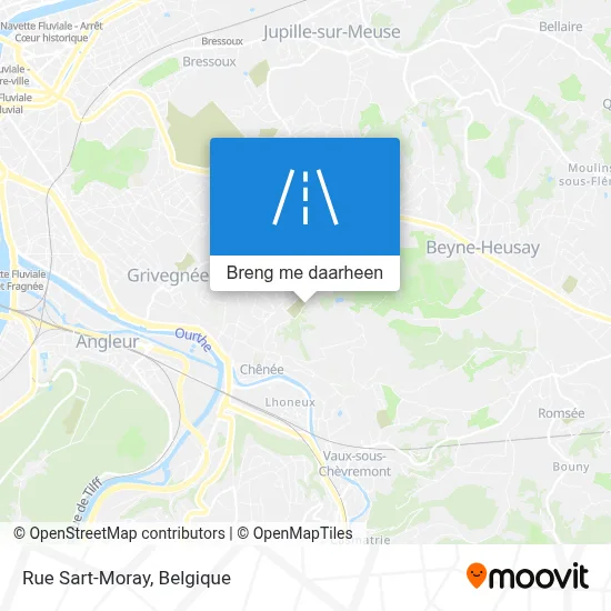 Rue Sart-Moray kaart