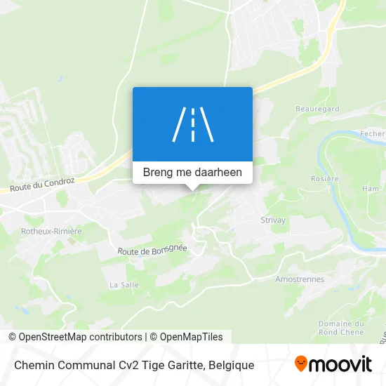 Chemin Communal Cv2 Tige Garitte kaart