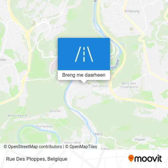 Rue Des Ploppes kaart