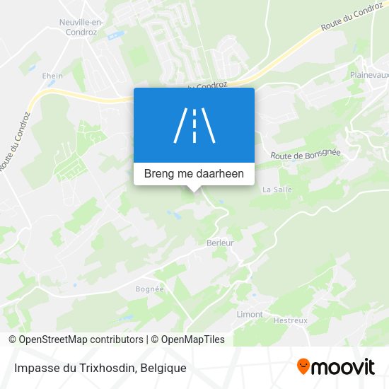 Impasse du Trixhosdin kaart