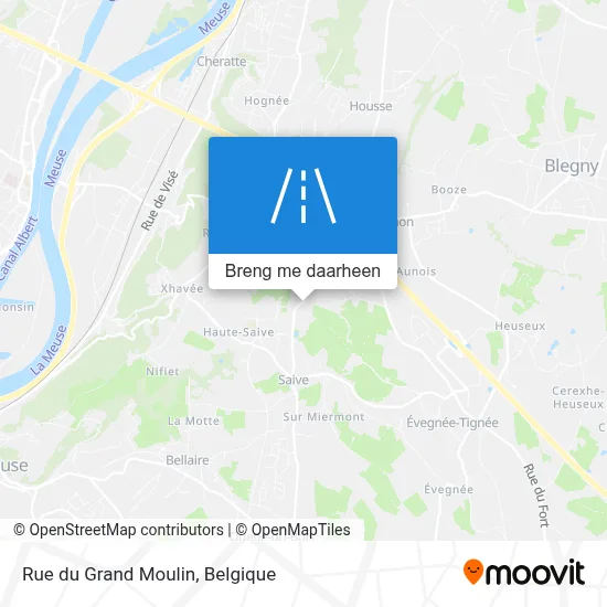 Rue du Grand Moulin kaart