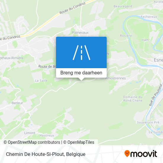 Chemin De Houte-Si-Plout kaart