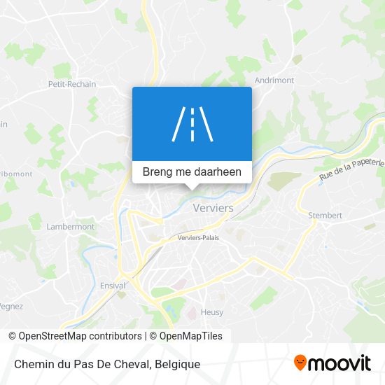 Chemin du Pas De Cheval kaart
