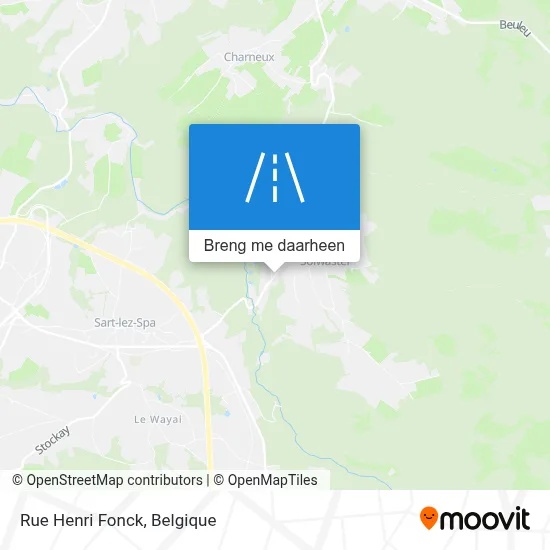 Rue Henri Fonck kaart