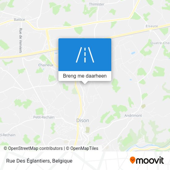 Rue Des Églantiers kaart